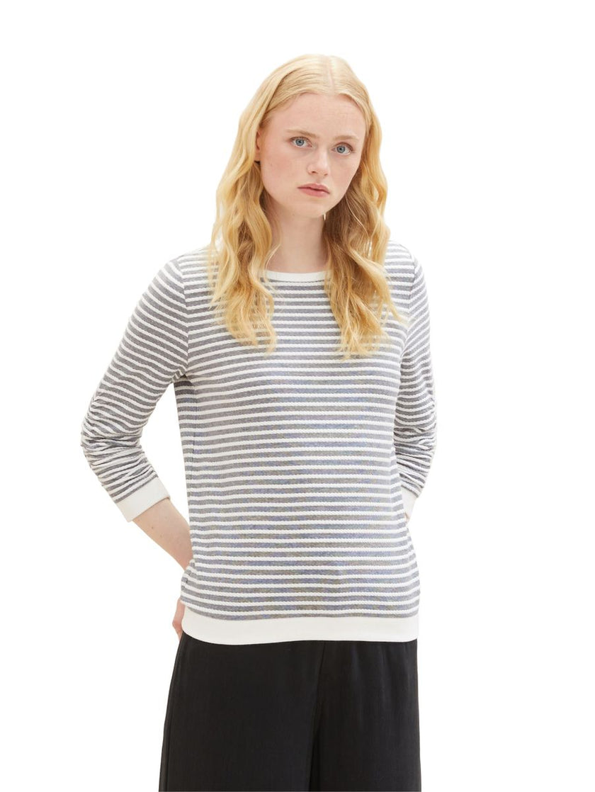 Gestreiftes Sweatshirt