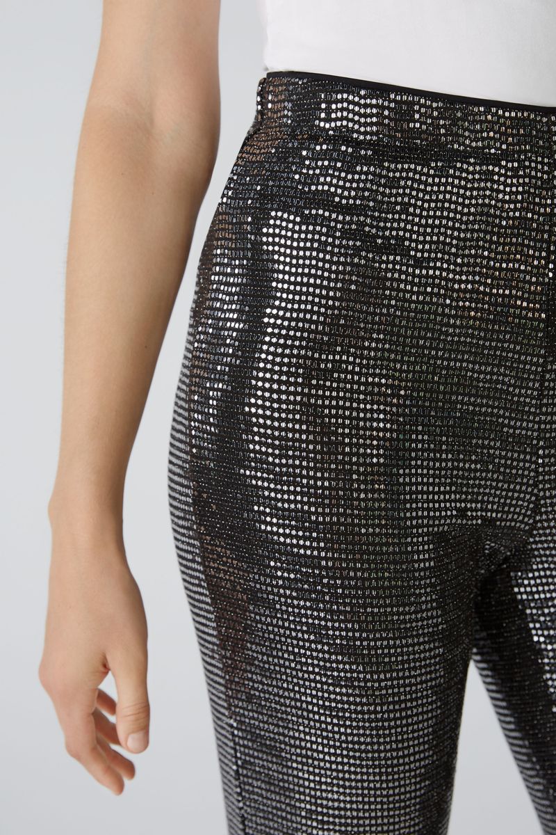 Hose Damen Oui feine Stretch-Paillette